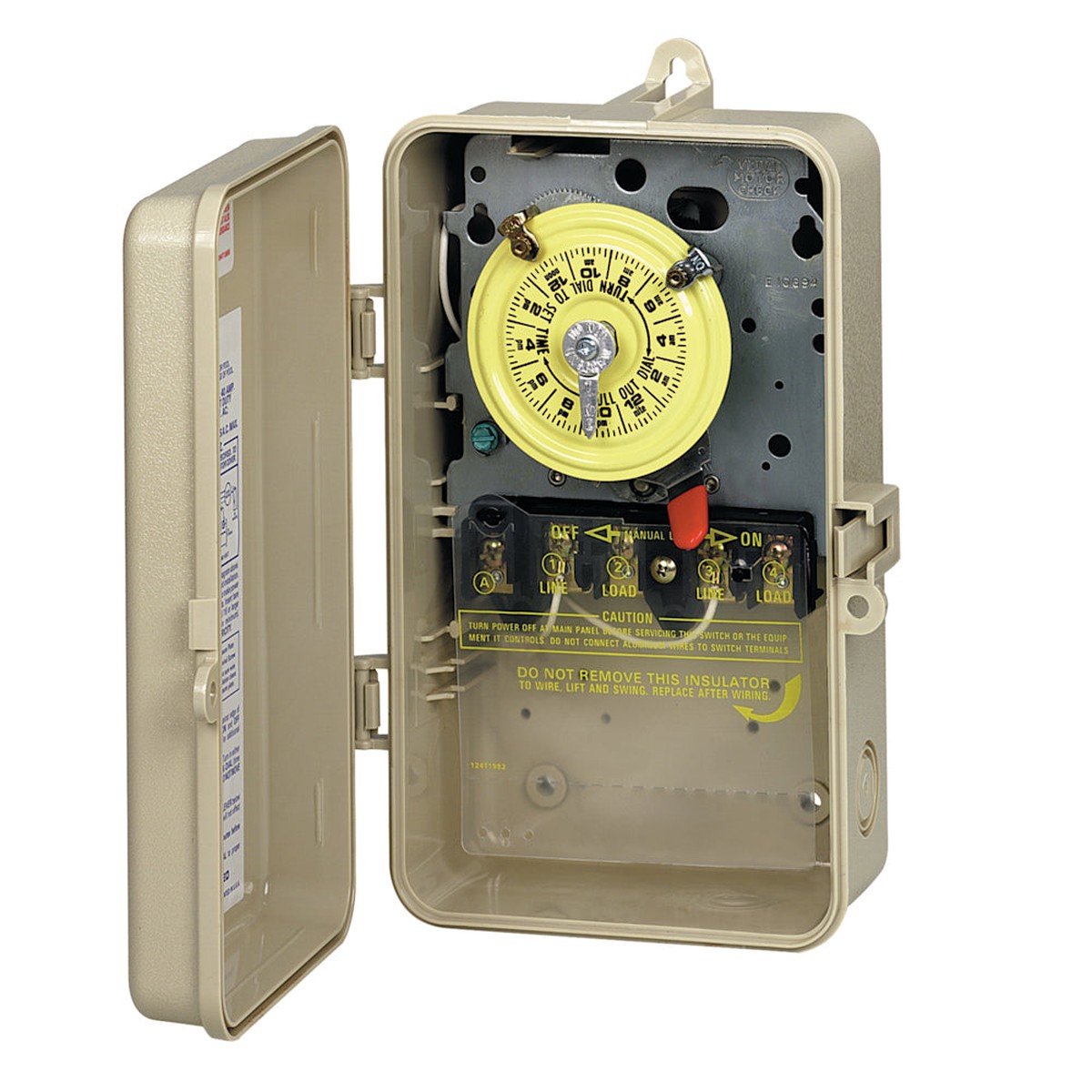24-Hour Time Switch | Intermatic | T104P3 | 208-277V | DPST Type 3R