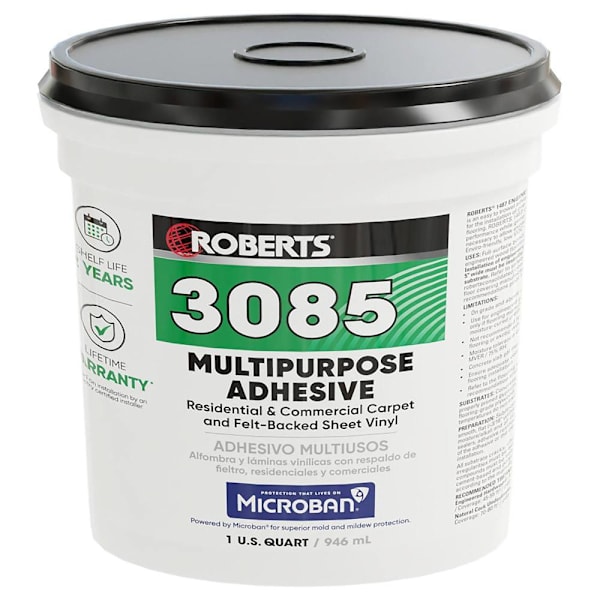 ROBERTS 3085 Multipurpose Adhesive, 1 Quart (846 Ml)