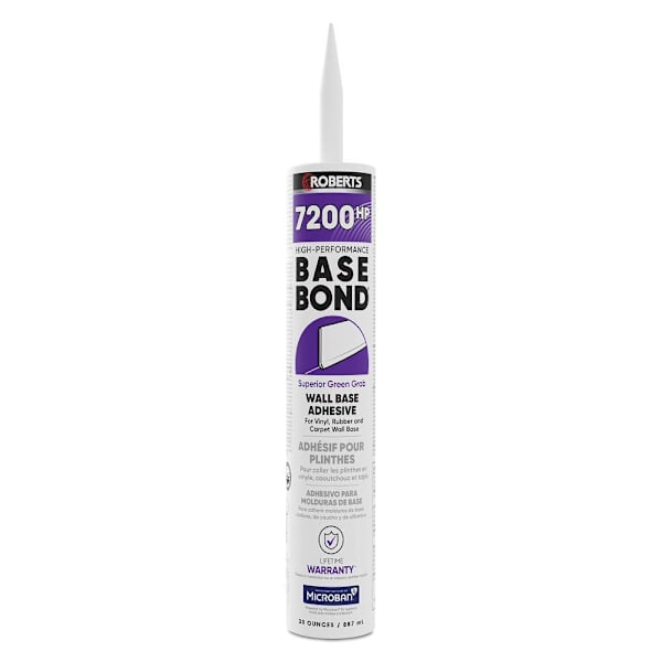 Roberts High-Performance Base Bond Wall Base Adhesive - 30 Oz. (887 Ml)