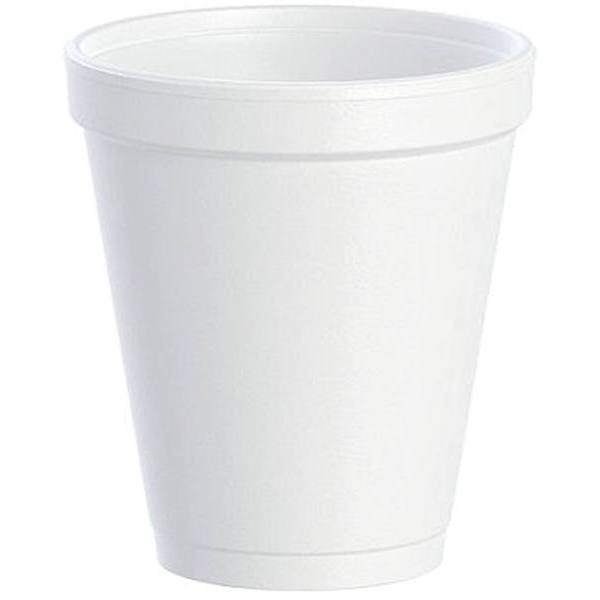 Dart J Cup Insulated Foam Cup, 8 Oz, White, Case Of 1000