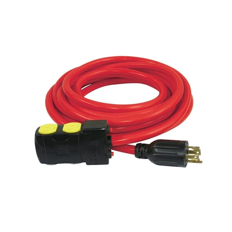 25′ Generator Extension Cord – L14-30P 240V 30A