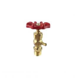 Conbraco Industries 26-304-01 Compression Gauge Cock Satin Brass 1/2" MNPT