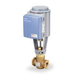 Siemens Building Technology 267-03163 1/2" 2-Way Valve Assembly N/O FEM x FEM 1.60Cv 24V N/S/R