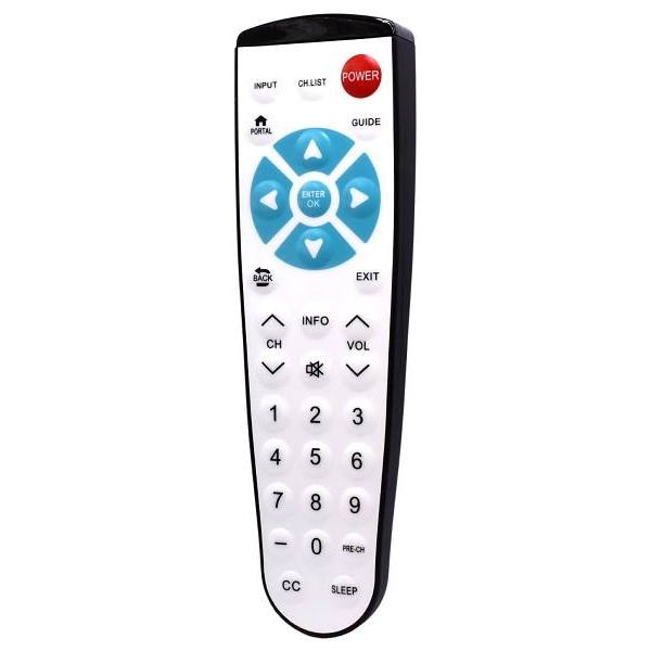 Clean Remote Full Funtion TV Remote For Hospitality And Healthcare