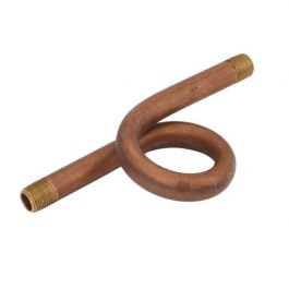 Conbraco Industries 27-401-01 Steam Gauge Siphon Loop 180° Brass 5-5/8" Length