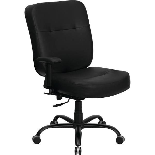 Flash Furniture Black Leather Office/Desk Chair