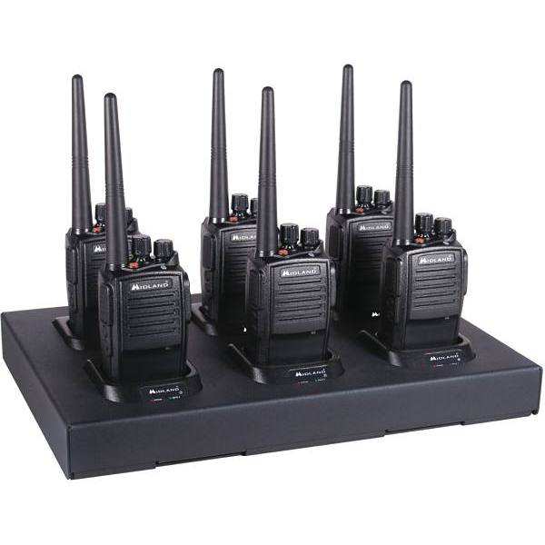 Midland Mb400x6mc Biztalk Bundle Pack, 6 Mb400'S With Gang Charger