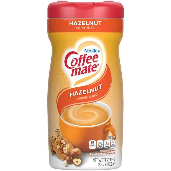 Coffee Mate Hazelnut Canister 12 X 15 Oz N1 Us, Case Of 12
