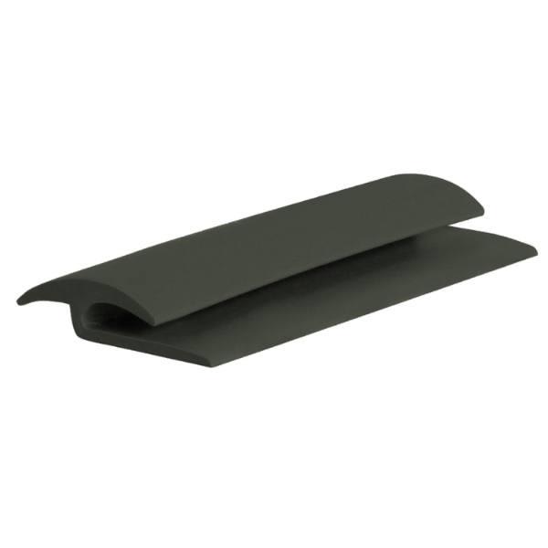 Roppe 12ft Profile #159 Series Black Brown Vinyl Joiner
