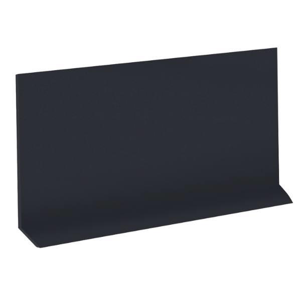 Roppe Rubber Stair Riser 42 In. X 7 In. Black