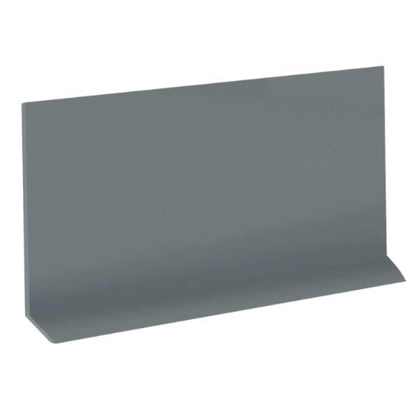 Roppe Rubber Stair Riser 42 In. X 7 In. Dark Gray