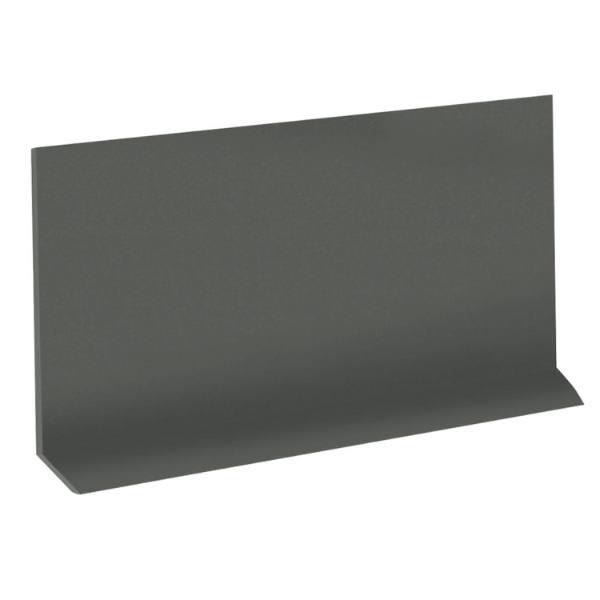 Roppe Rubber Stair Riser 48 In. X 7 In. Charcoal