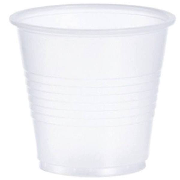 Galaxy Translucent 3.5 Oz Polystyrene Plastic Cold Cups, Case Of 2500