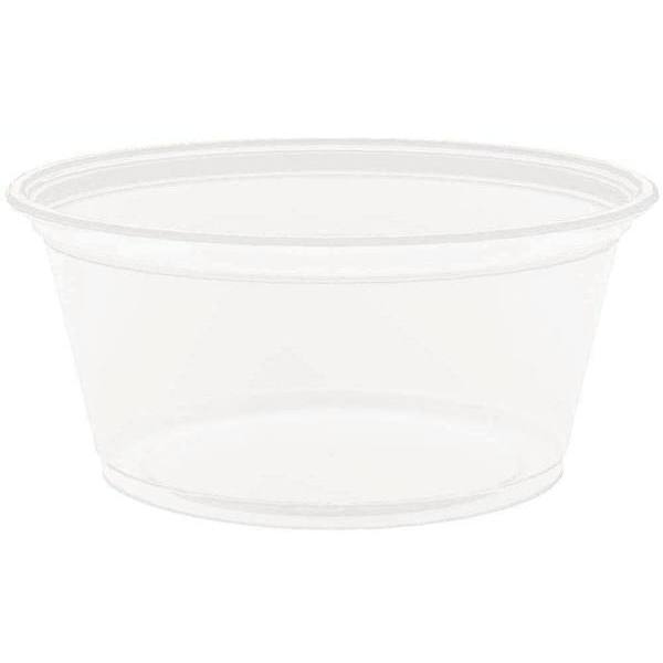Dart 3.25 Oz. Translucent Plastic Portion Cups Case Of 2500
