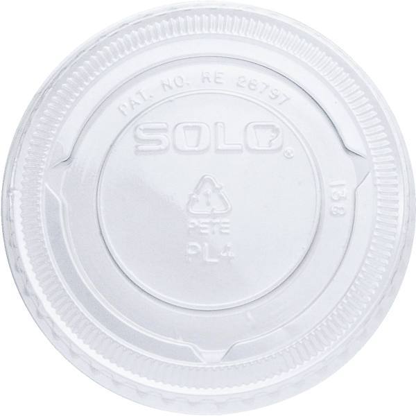 Solo Pet Plastic Portion Cup Lid, Case Of 2500