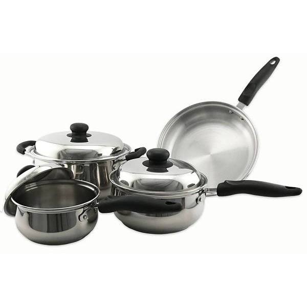 Empire7 Piece Stainless Steel Cookware Set Package Of 1