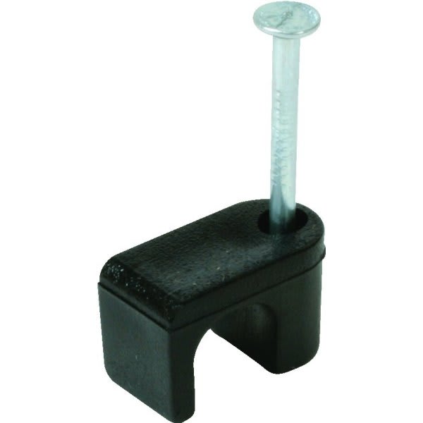 Gardner Bender 1/4 In Coaxial Staples (100-Pack) (Black)