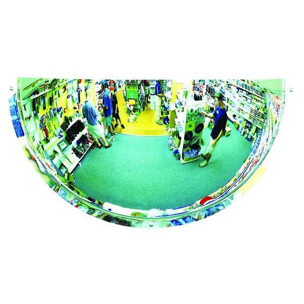Duravision 18" X36" Acrylic Convex Half Dome Safety-Security Mirror