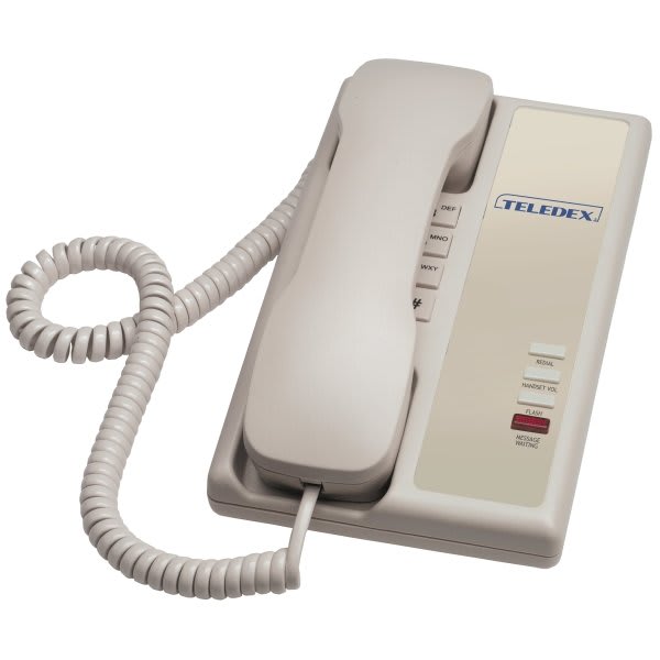 Teledex Nugget Single Line Ash Telephone