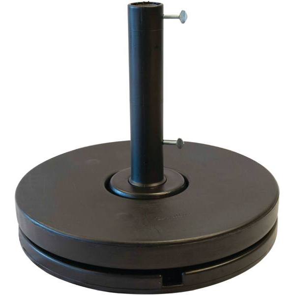 Grosfillex 70 Lbs. Black Resin Cement Filled Patio Umbrella Base