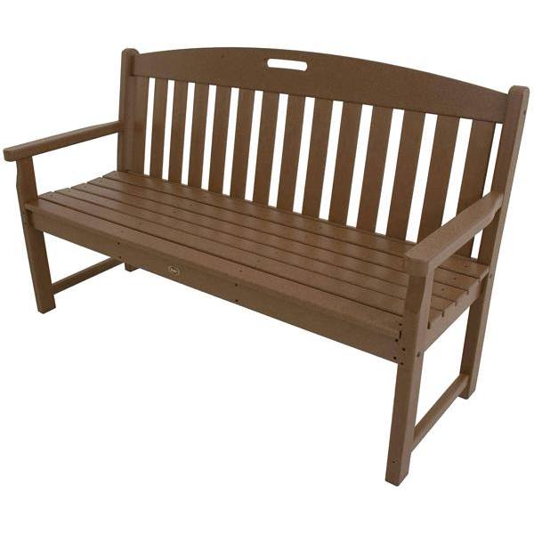 Trex Outdoor Furniture Yacht Club 60 In. Plastic Patio Bench (Tree House)