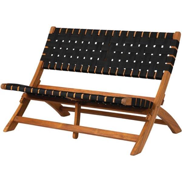 Patio Sense Sava Folding Wooden Indoor/Outdoor Bench