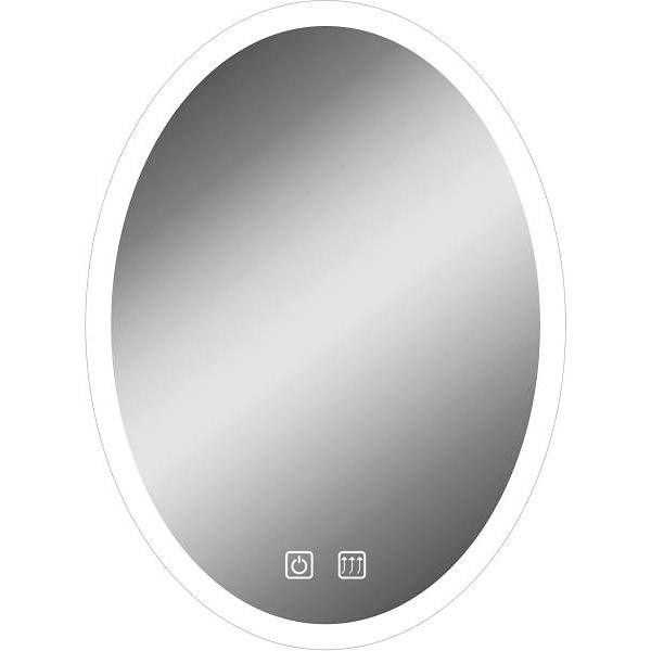 Litex LED Bathroom Mirror With Defogger Night-Light And 2-Touch On/Off