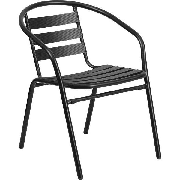Carnegy Avenue Black Metal Outdoor Dining Chair