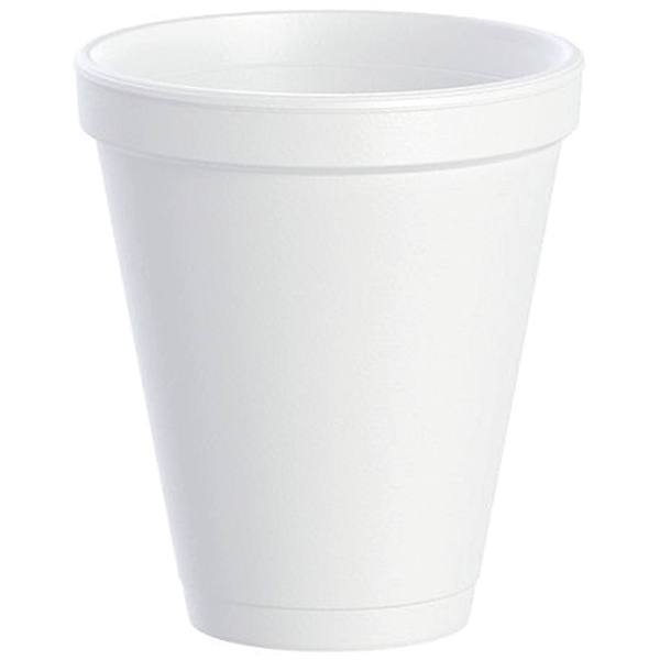 Dart J Cup Insulated Foam Cup, 12 Oz, White, Case Of 1000