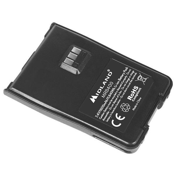 Midland Biztalk Mb400 1600 Mah Li Ion Spare Battery
