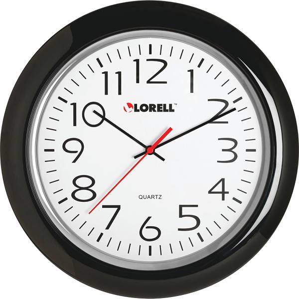 Lorell 13-1/4 In. Round Quartz Wall Clock