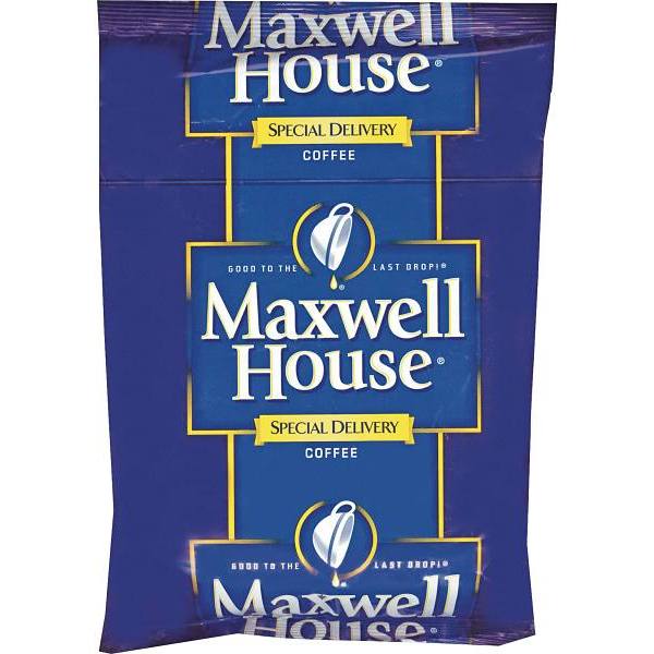 Maxwell House 1.5 Oz Ground Special Delivery Coffee Regular Filtr Pack Case Of 42