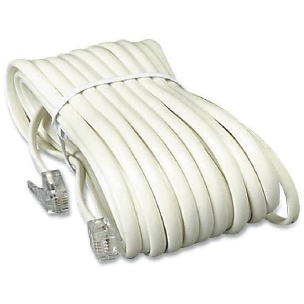 Softalk 25 Ft. Plug/Plug Telephone Extension Cord (Ivory)