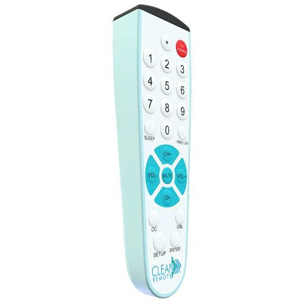 Clean Remote Cr3bcb TV Or TV Plus Cable Box Remote Control