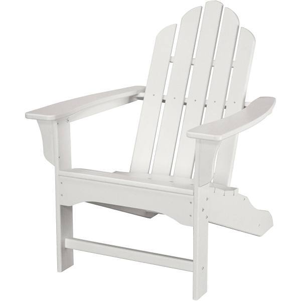 Cape Soleil Verde Adirondack Rocking Chair In White