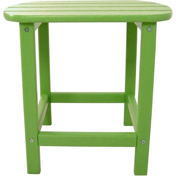 Cape Soleil Verde 19" X 15" Side Table In Lime
