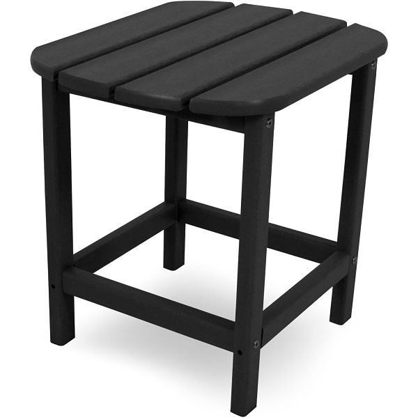 Cape Soleil Verde 19" X 15" Side Table In Black