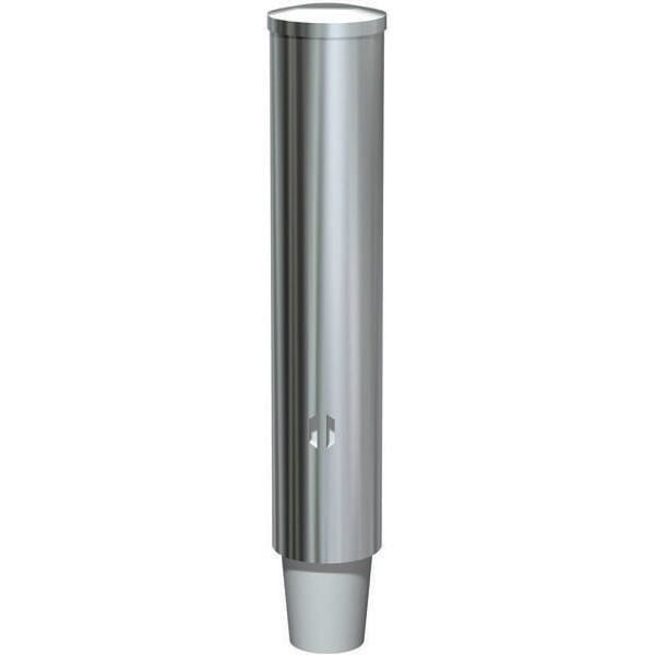 American Specialties Round Paper Cup Dispenser, Surface Mounted