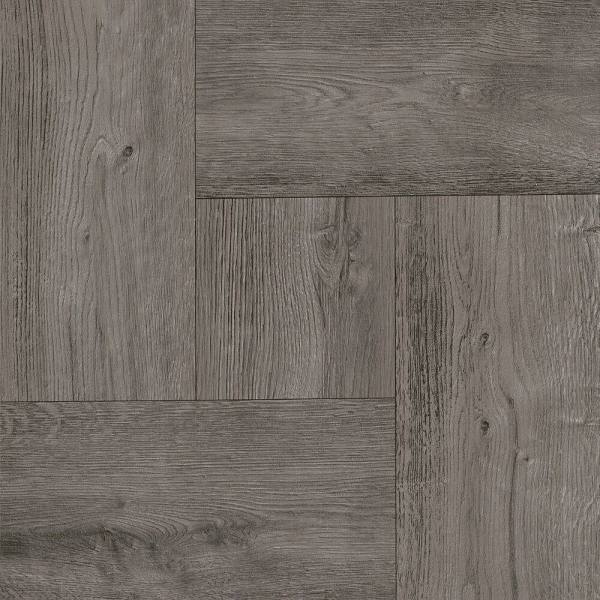 Armstrong FlooringGrey Wood Parquet Peel And Stick Tile, 12" X 12", Case Of 30