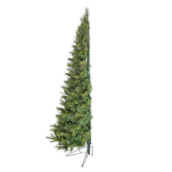 Fraser Hill Farm 6.5' Pre-Lit Half Christmas Tree With Warm White LED Lights