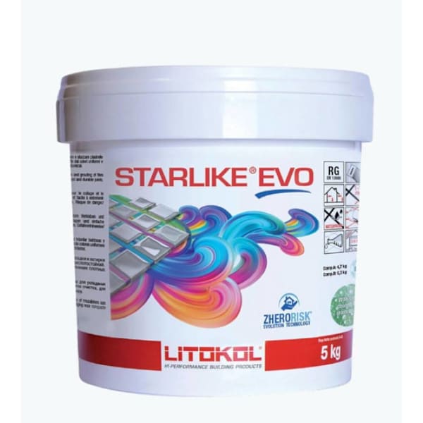 The Tile Doctor Starlike Evo 5.5 Lb Grout - Nero Grafite 140 2.5kg-5.5lb