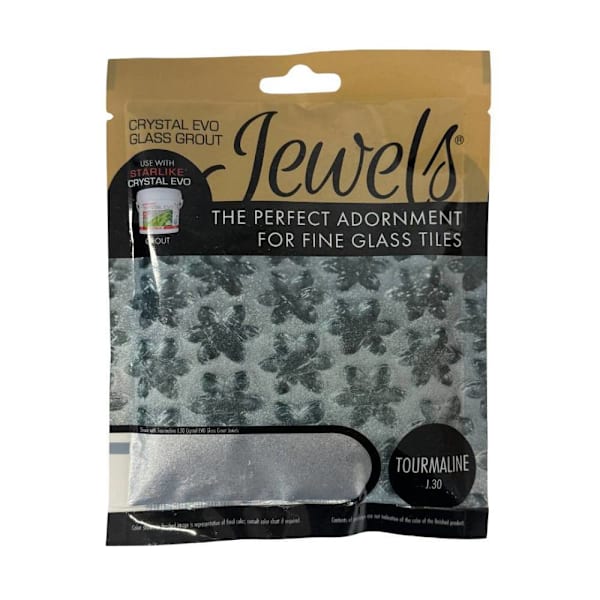 The Tile Doctor Crystal Evo Glass Grout Jewels, Tourmaline, 75 Grams
