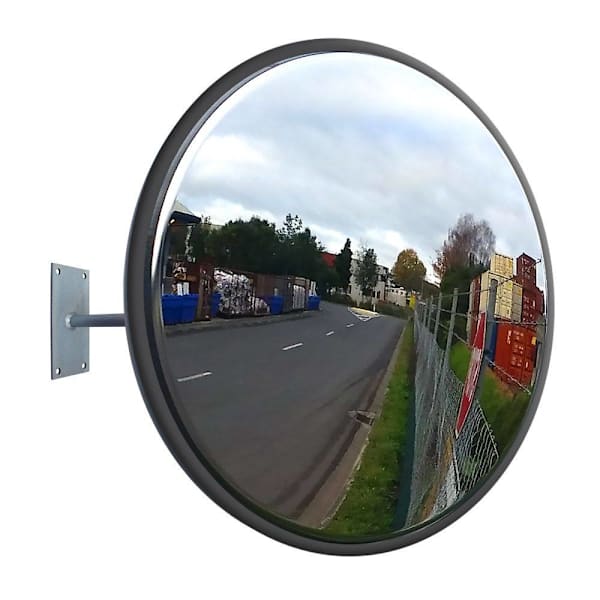 Duravision™ 24" Outdoor Heavy Duty Stainless Steel Convex Mirror
