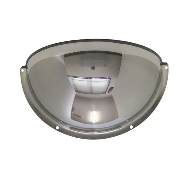 Duravision™ 20" Stainless Steel Convex Anti-Vandal Half Dome Mirror
