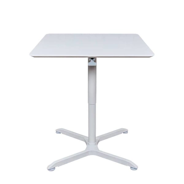 Luxor 36" Pneumatic Height Adjustable Square Café Table