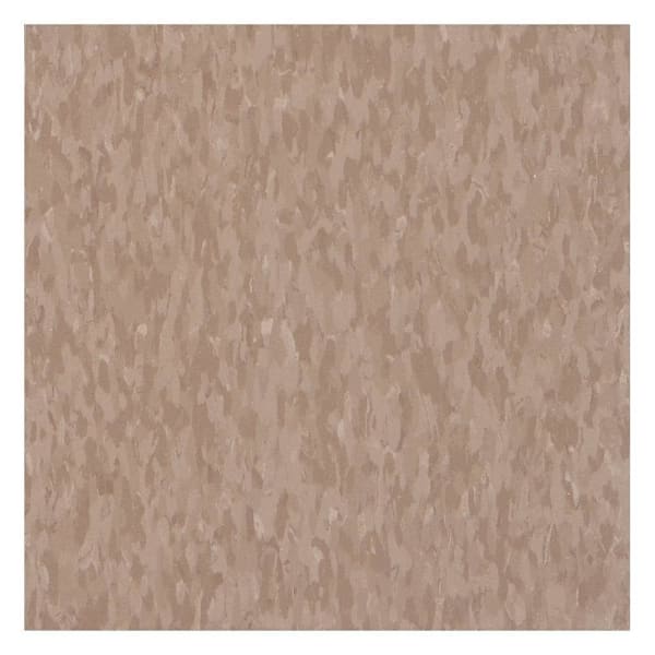 Armstrong Flooring Imperial Texture Vct, 12" X 12" X 1/8", Cafe Latte