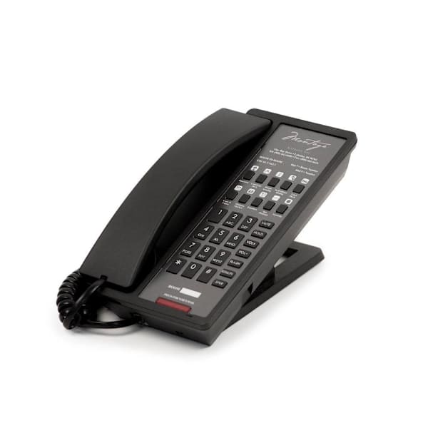 Bittel Neo Speaker Single Line 10 Button Analog Telephone In Black