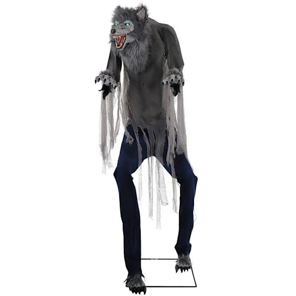 Haunted Hill Farm 7' Motion-Activated Towering Werewolf
