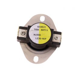 Copeland Comfort Control (White Rodgers) 3L01-230 Snap Disc Limit Switch 190°F Cut-in 230°F Cut-out Open on Rise Auto Reset 60T11-610021