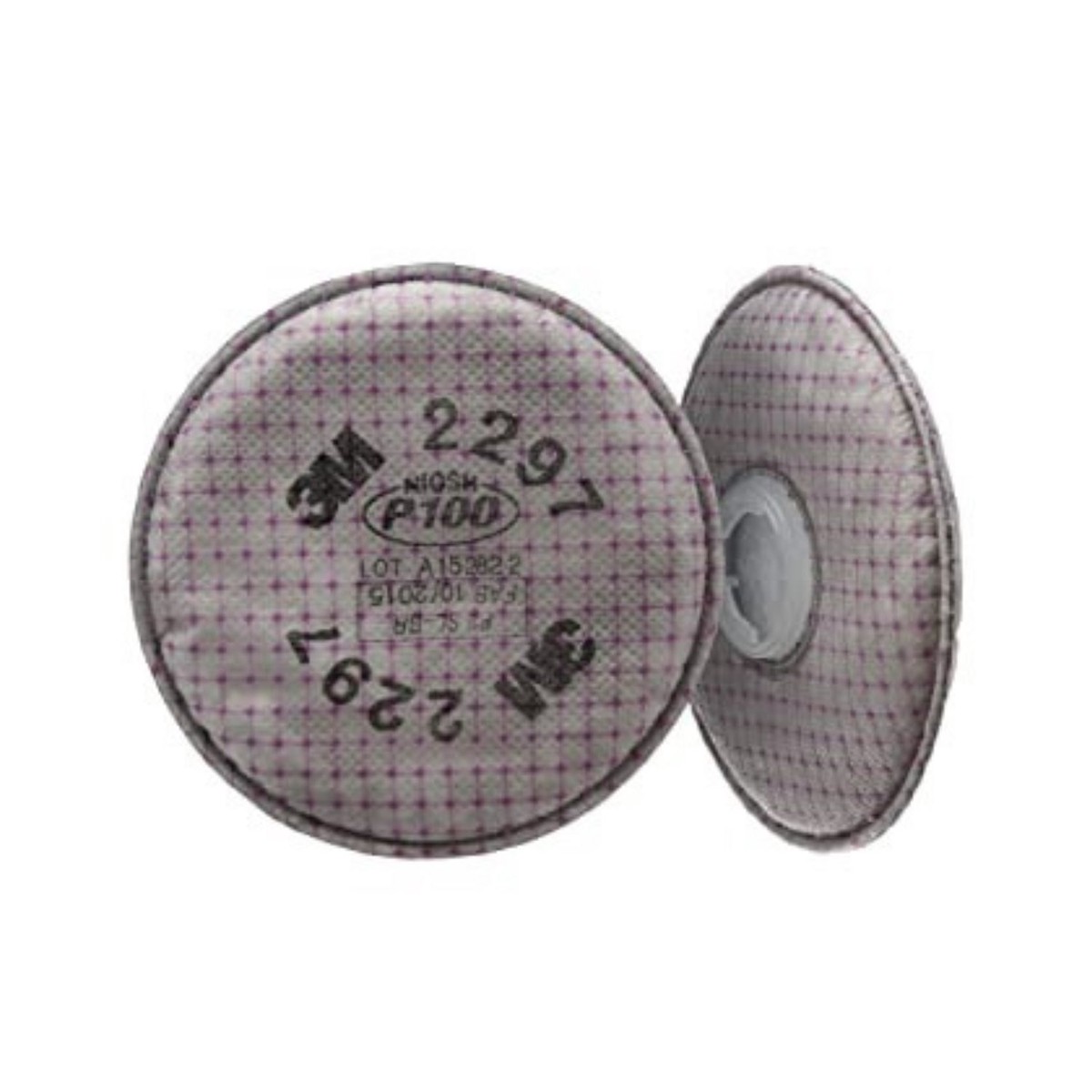 3M Advanced Particulate Filter 2297, P100, with Nuisance Level Organic Vapor Relief